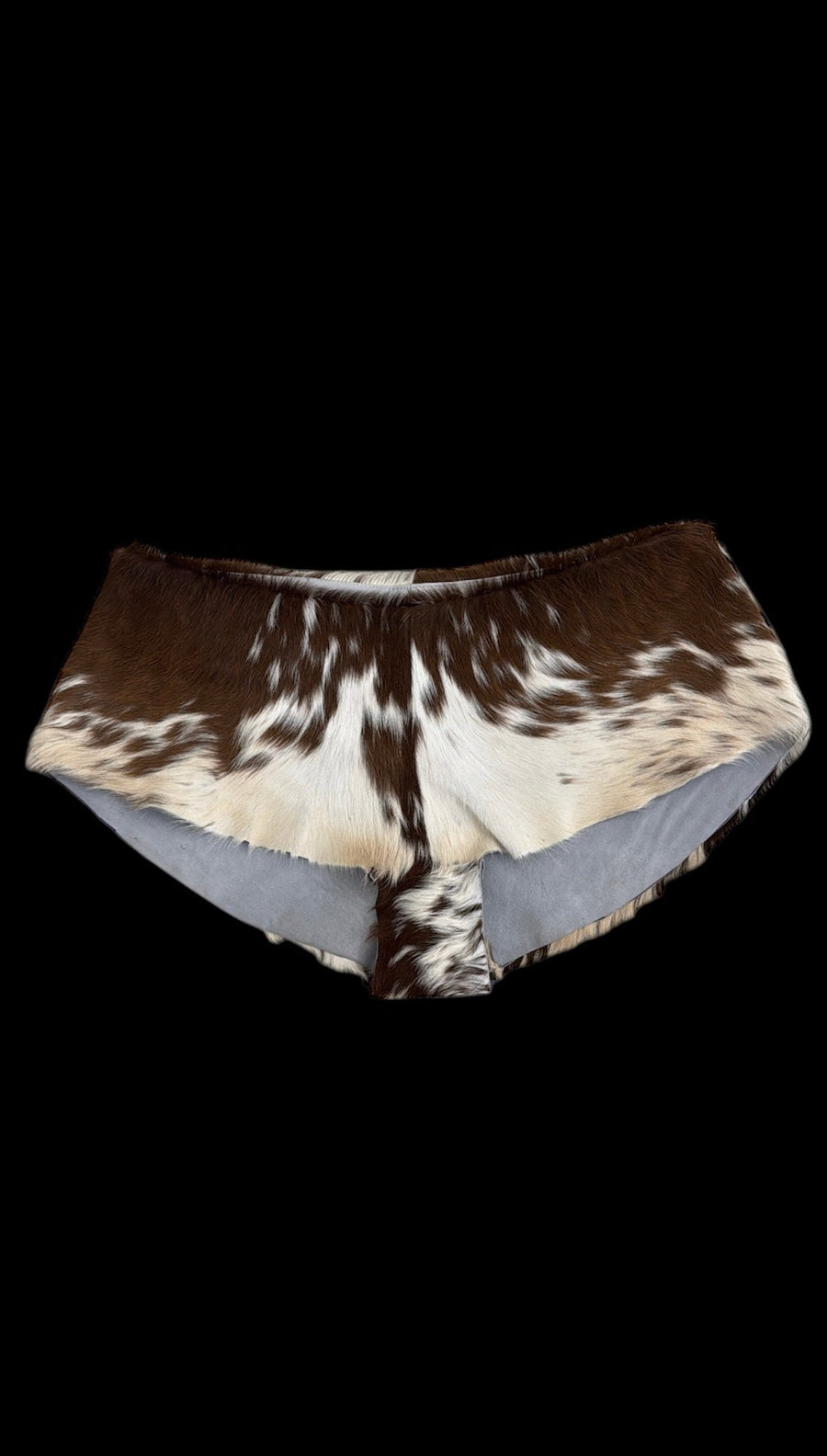 Cowhide Micro Shorts