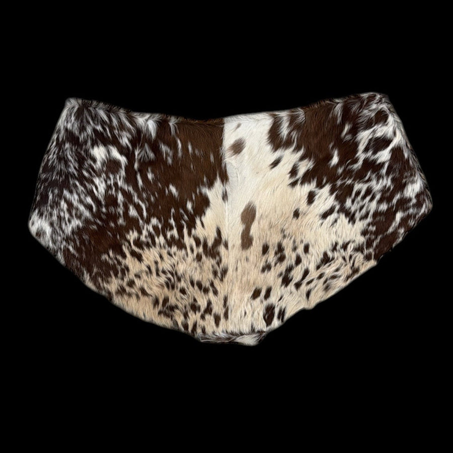 Cowhide Micro Shorts